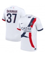 Paris Saint-Germain Milan Skriniar #37 Venkovní Dres 2024-25 Krátký Rukáv